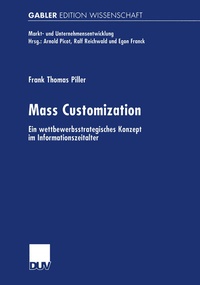 Enlarge image Cover: Mass Customization - Deutscher Universitätsverlag