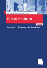 Abbildung von: Führen mit Zielen - Springer Gabler