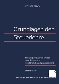 Abbildung von: Grundlagen der Steuerlehre - Springer Gabler