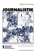 Cover: Journalistik - VS Verlag f&uuml;r Sozialwissenschaften