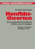 Cover: Konflikttheorien - VS Verlag f&uuml;r Sozialwissenschaften