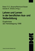 Cover: Lehren und Lernen in der beruflichen Aus- und Weiterbildung - VS Verlag f&uuml;r Sozialwissenschaften