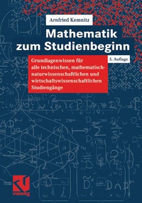 Abbildung von: Mathematik zum Studienbeginn - Vieweg+Teubner Verlag