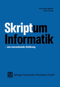 Enlarge image Cover: Skriptum Informatik - Vieweg+Teubner Verlag