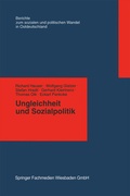 Cover: Ungleichheit und Sozialpolitik - VS Verlag f&uuml;r Sozialwissenschaften