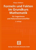 Cover: Formeln und Fakten im Grundkurs Mathematik - Vieweg+Teubner Verlag