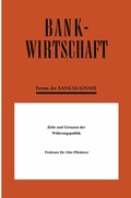 Cover: Ziele und Grenzen der W&auml;hrungspolitik - Springer Gabler