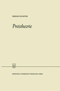 Cover: Preistheorie - Springer Gabler