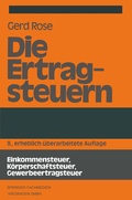 Cover: Die Ertragsteuern - Springer Gabler