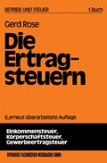 Cover: Die Ertragsteuern - Springer Gabler