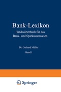 Cover: Bank-Lexikon - Springer Gabler