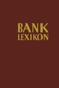 Cover: Bank-Lexikon - Gabler Verlag