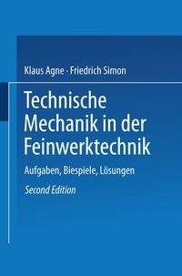 Abbildung von: Technische Mechanik in der Feinwerktechnik - Vieweg+Teubner Verlag