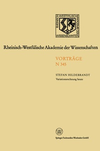Abbildung von: Variationsrechnung heute - VS Verlag für Sozialwissenschaften