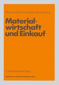 Abbildung von: Materialwirtschaft und Einkauf - Springer Gabler