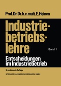 Cover: Industriebetriebslehre - Springer Gabler
