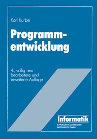 Enlarge image Cover: Programmentwicklung - Springer Gabler