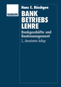 Cover: Bankbetriebslehre - Springer Gabler