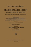 Cover: Encyklop&auml;die der Mathematischen Wissenschaften mit Einschluss ihrer Anwendungen - Vieweg+Teubner Verlag