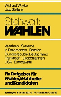 Abbildung von: Stichwort: Wahlen - VS Verlag für Sozialwissenschaften