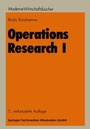 Cover: Operations Research I - Springer Gabler