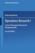 Cover: Lineare Planungsrechnung und Netzplantechnik - Springer Gabler