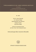 Cover: Untersuchungen &uuml;ber monomere Boroxide - VS Verlag f&uuml;r Sozialwissenschaften