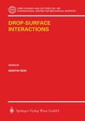 Cover: Drop-Surface Interactions - Springer