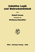 Cover: Induktive Logik und Wahrscheinlichkeit - Springer