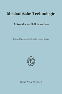 Abbildung von: Mechanische Technologie - Springer