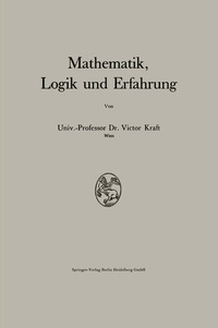 Abbildung von: Mathematik, Logik und Erfahrung - Springer