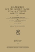 Bild: Grundz&uuml;ge der Tensorrechnung in analytischer Darstellung - Springer