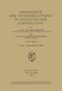 Abbildung von: Grundzüge der Tensorrechnung in analytischer Darstellung - Springer