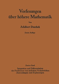 Abbildung von: Vorlesungen über höhere Mathematik - Springer