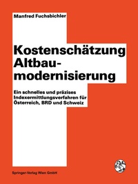 Abbildung von: Kostenschätzung Altbaumodernisierung - Springer