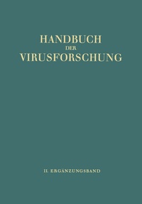 Enlarge image Cover: Handbuch der Virusforschung - Springer