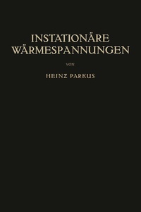 Abbildung von: Instationäre Wärmespannungen - Springer