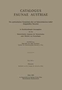 Enlarge image Cover: Odonata - Springer