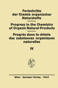 Abbildung von: Fortschritte der Chemie Organischer Naturstoffe - Springer
