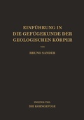 Cover: Einf&uuml;hrung in die Gef&uuml;gekunde der Geologischen K&ouml;rper - Springer