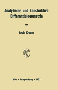 Abbildung von: Analytische und konstruktive Differentialgeometrie - Springer