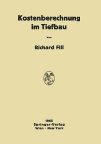 Abbildung von: Kostenberechnung im Tiefbau - Springer