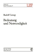Cover: Bedeutung und Notwendigkeit - Springer