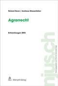 Cover: Agrarrecht - St&auml;mpfli Verlag