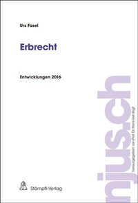 Enlarge image Cover: Erbrecht - Stämpfli Verlag