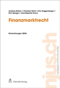 Cover: Finanzmarktrecht - St&auml;mpfli Verlag