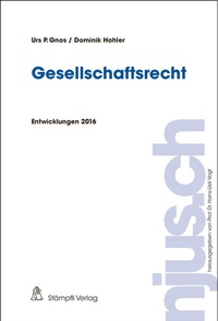 Abbildung von: Gesellschaftsrecht - Stämpfli Verlag