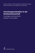 Cover: Forschungsevaluation in der Rechtswissenschaft - St&auml;mpfli Verlag AG