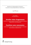 Cover: Strafen ohne Augenmass - Punition sans concession - St&auml;mpfli Verlag AG