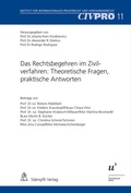 Cover: Das Rechtsbegehren im Zivilverfahren: Theoretische Fragen, praktische Antworten - St&auml;mpfli Verlag AG